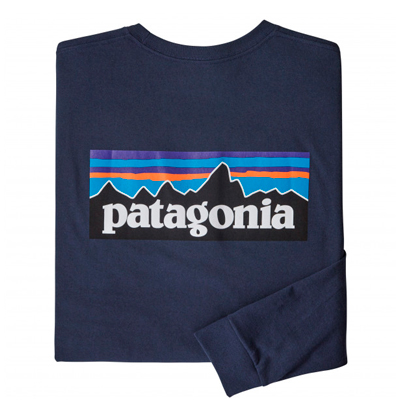 Patagonia P-6 Logo Responsibili-Tee Navy